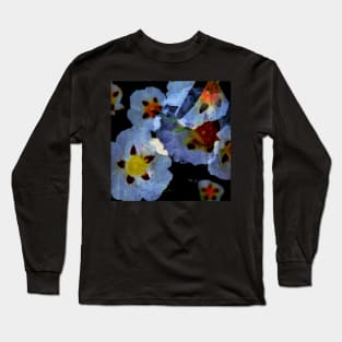 Esteva - Cistus | Floral photomanipulation Long Sleeve T-Shirt